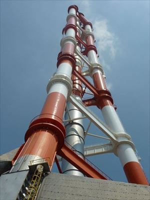 屋鹿島南共同発電株式会社 煙突